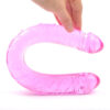 Pink Color Realistic Double Ended Dildo