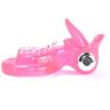 7-Function Mouth Tongue Vibrating Cock Ring in Pink Color