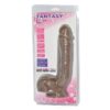 9'' Hard-On Realistic Dildo in Brown Color