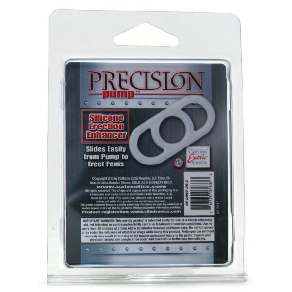 Precision Pump Silicone Erection Enhancer in Clear