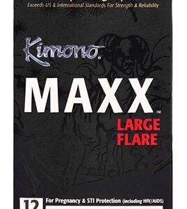 Kimono - Maxx Large Flare Condoms - 12 Pack