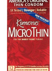 Kimono - Micro Thin Condoms - 12 Pack