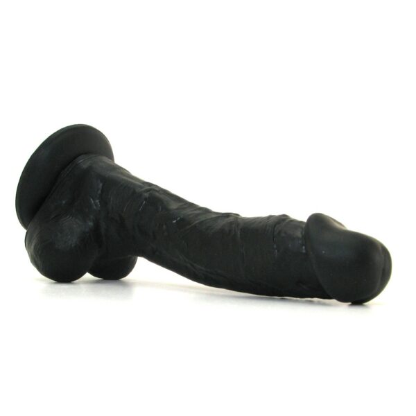 Large Silicone Colours Dildo in Black