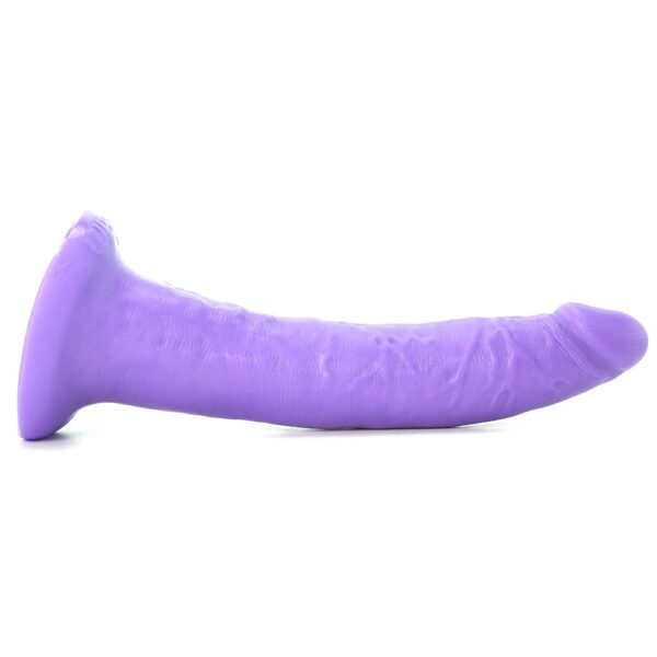 Neon Slim 7 Dildo in Purple