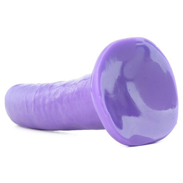 Neon Slim 7 Dildo in Purple