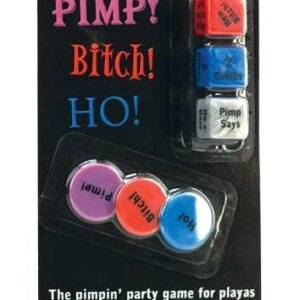 PIMP! BITCH! HO! Party Dice Game