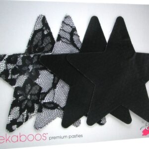 Peekaboos Satin & Lace Star Pasties