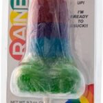 Rainbow Sweet and Sour Jumbo Gummy Pecker