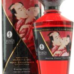 Aphrodisiac Warming Oil 3.5oz in Blazing Cherry