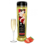 EROTIC MASSAGE OIL - STRAWBERRIES & CHAMPAGNE