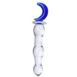 Ribbed Glass Anal Plug
