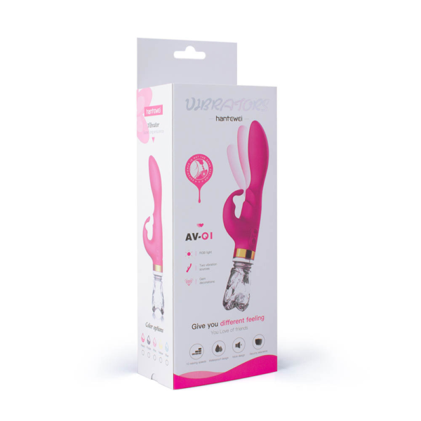 Av Glass Bottom Rabbit Vibrator