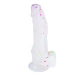 Dotted Jelly suction Dildo