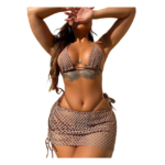 Sexy Mesh 3pc Swimwear