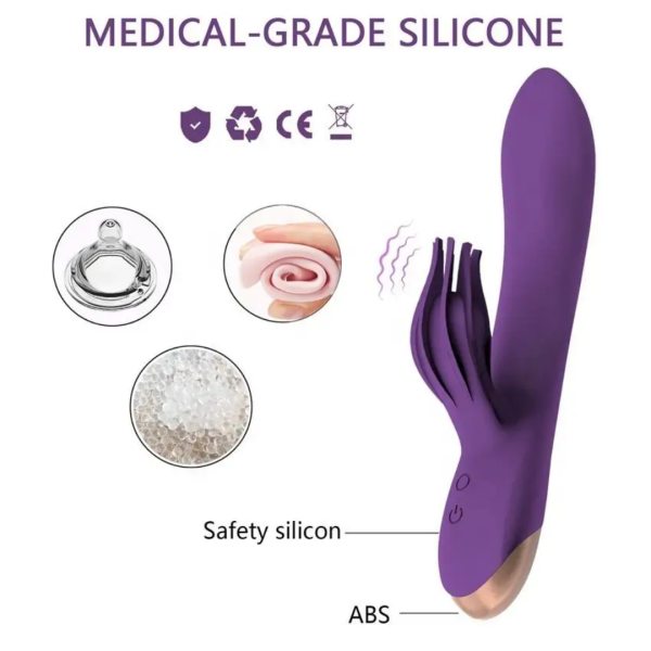 10 Speed Rotating Dual Vibrator - Image 3