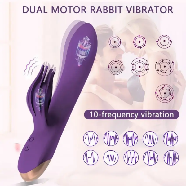 Tilt O Whirl Rabbit Style Vibrator - Image 4