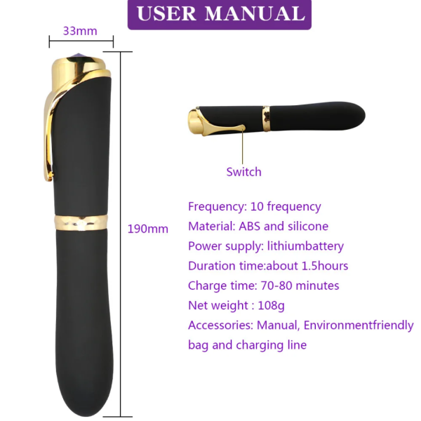 Jetty Silicone Pen Vibrator - Image 4