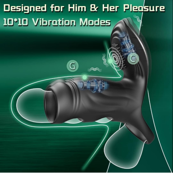 Rechargeable Enhanced Pleasure Penis Sleeve – Adult Novelties Portmore | Aura Viibe - Image 4