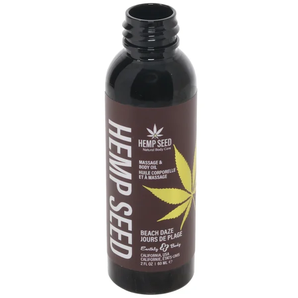 Hemp Seed Massage Oil – Beach Daze (2oz/60ml) | Aura Viibe - Image 2