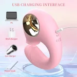 2-in-1 Vibrating Egg featuring licking and vibration functions for enhanced pleasure.