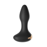 "App-Controlled Anal Vibrator in sleek design, showcasing ergonomic shape and waterproof features."