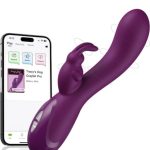 “Craybit Pro deep penetrating rabbit vibrator featuring app control, triple stimulation, and waterproof design, ideal for G-spot and A-spot pleasure.”