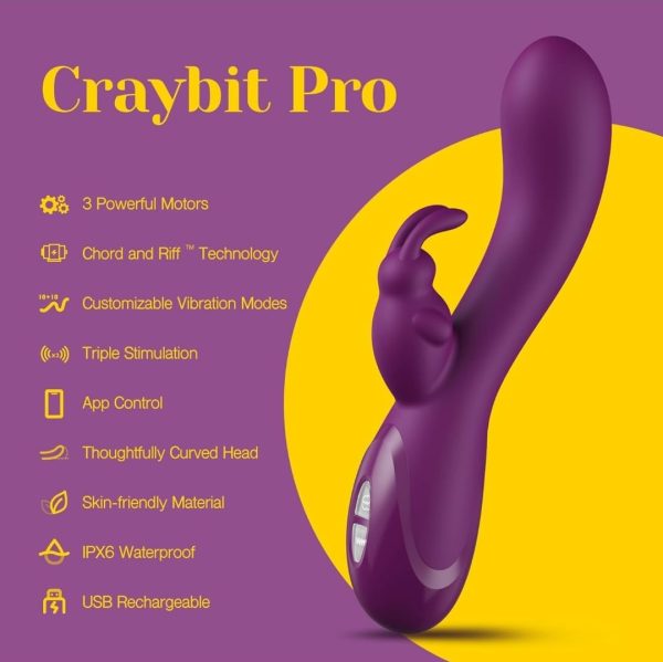 Craybit Pro Deep Penetrating Rabbit Vibrator - Image 5