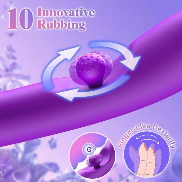 "Aura Viibe 3-in-1 Rabbit Vibrator designed for G-spot, A-spot, and clitoral stimulation, perfect for enhancing pleasure in Jamaica."