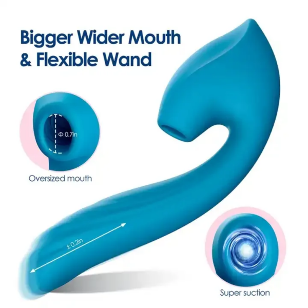 "Quiet and powerful thrusting vibrator for enhanced pleasure."