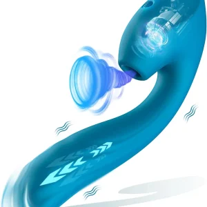 "Quiet and powerful thrusting vibrator for enhanced pleasure."