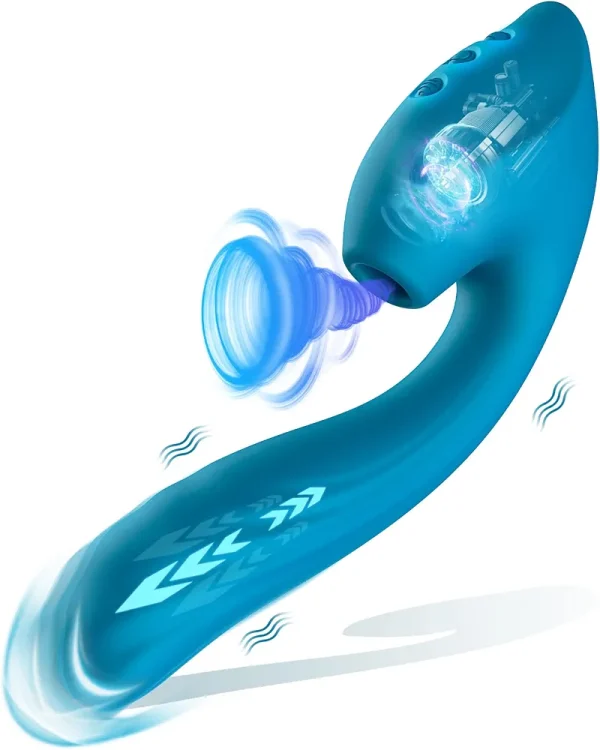 "Quiet and powerful thrusting vibrator for enhanced pleasure."