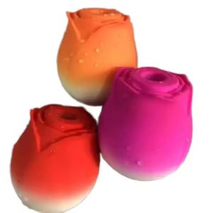 "Illustration depicting the 10 different vibrating modes of the Vibrant Petal Pleasure Cups, highlighted with rose petals to evoke a sense of romance."
