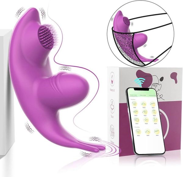Aqua Bliss Wireless Panty Vibrator - A waterproof, USB rechargeable sex toy designed for thrilling intimate moments, perfect for solo or couple's fun.