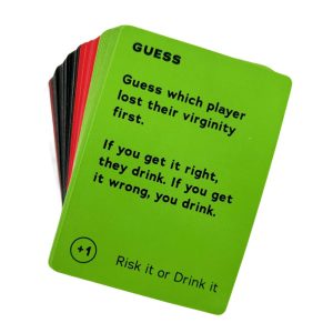 "Unleash laughter with Risk It or Drink It, the hottest adult drinking game in Jamaica, perfect for unforgettable nights."