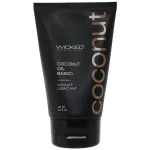 Front view of Wicked Coconut Oil Based Lube in a jar