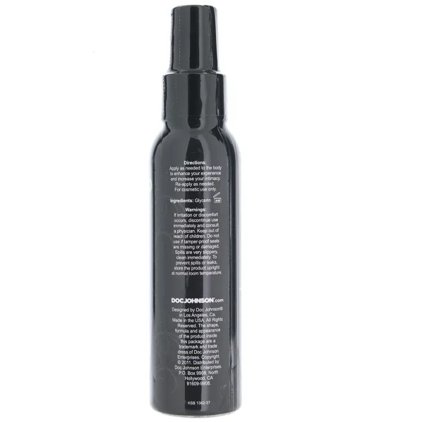 Mood Warming Lube 4oz pump dispenser close up Jamaica