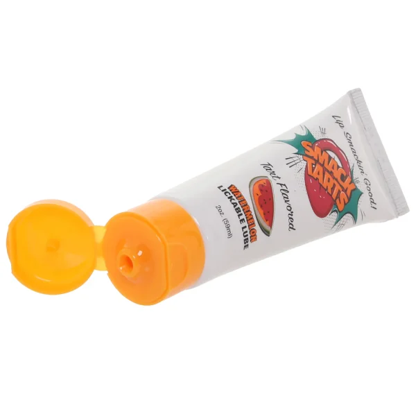 Smack Tarts Watermelon Lube 2oz squeeze bottle close up Jamaica