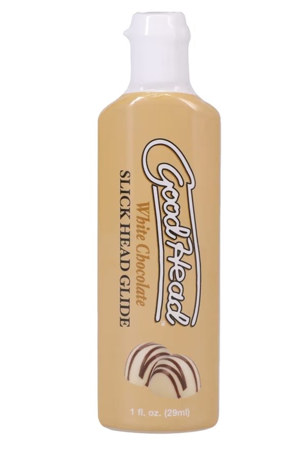 close up texture of flavored oral glide smooth water based lubricant chocolate taste Jamaica Aura Viibe