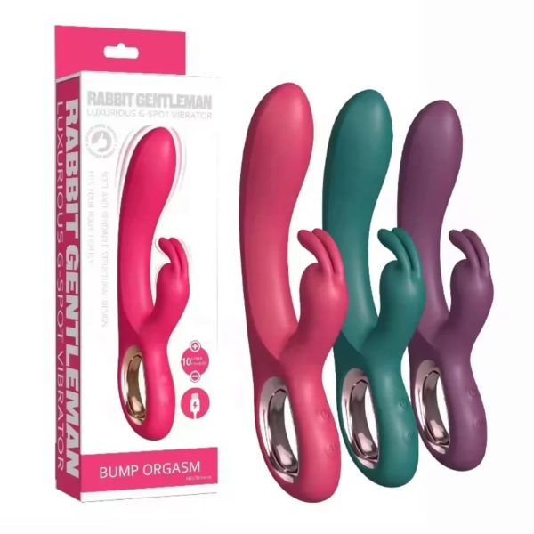 Secwell Gentlemen Dual Rabbit Vibrator with G-spot and clitoral stimulation available at Aura Viibe Jamaica