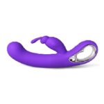 12-Speed Purple Silicone G-spot Rabbit Vibrator - Image 5