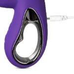 12-Speed Purple Silicone G-spot Rabbit Vibrator - Image 3