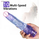 10 Multi Speed Vibrating Dildo - Image 3