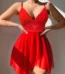 Red Nightgown with Panties Sexy Lingerie 2XL – Buy in Portmore Mall