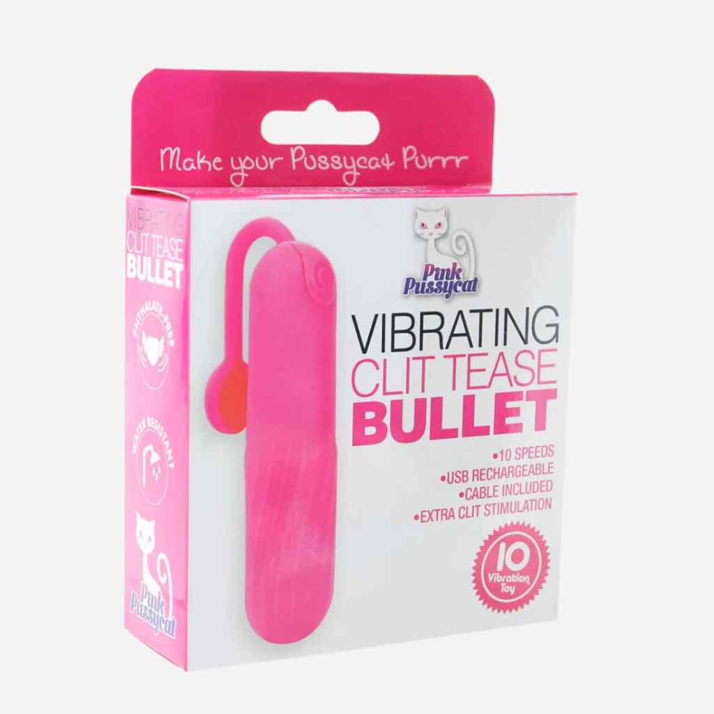 Pink Pussycat Clit Tease Bullet Vibrator – Aura Viibe Jamaica