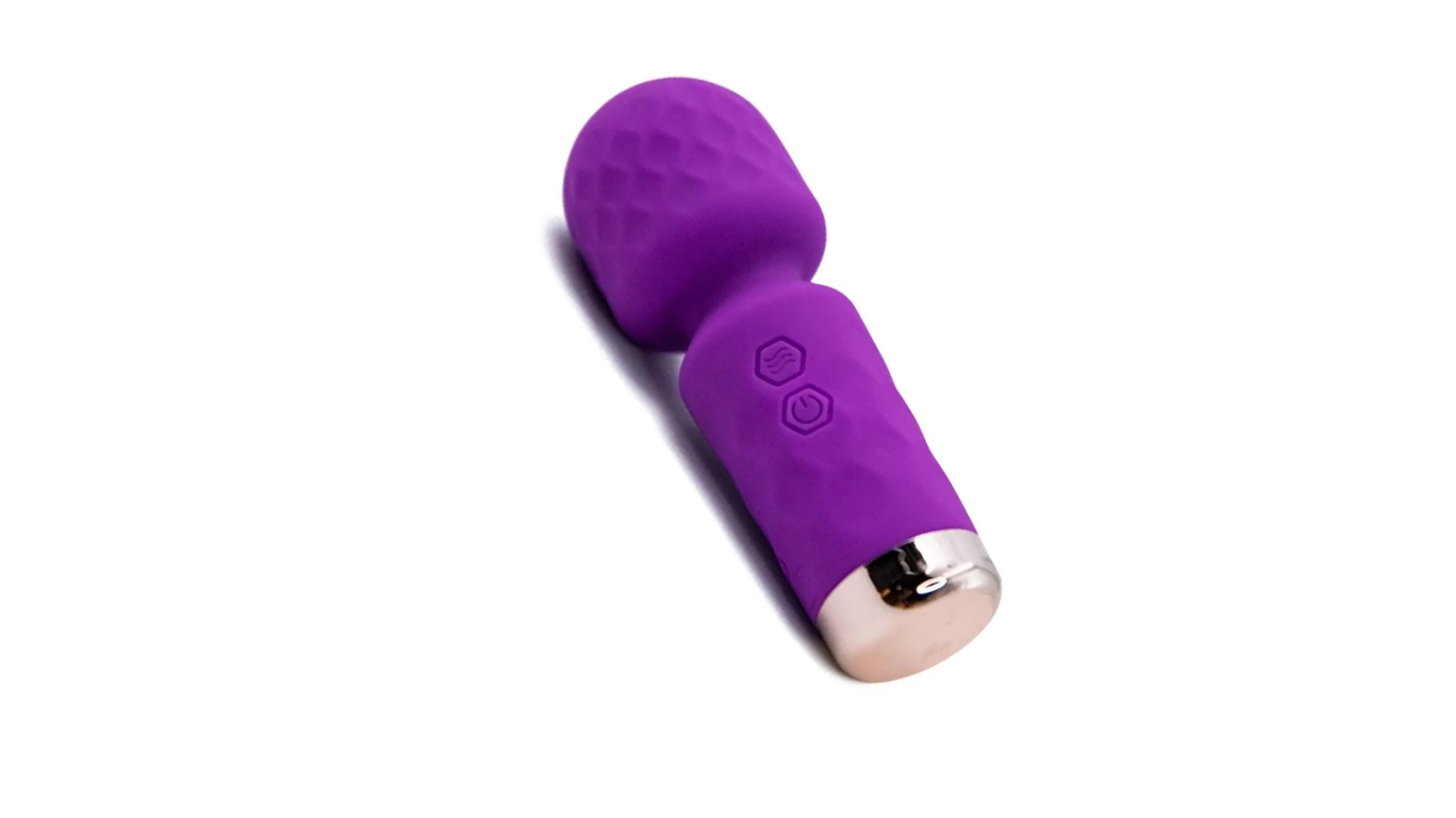 "G-Spot Vibrator Wand Massager in purple