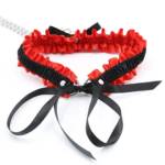 Black and Red Bow Blindfold - Image 2