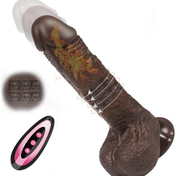 "Aura Viibe 3-in-1 Prostate Massager and Anal Vibrator in sleek black silicone with remote control