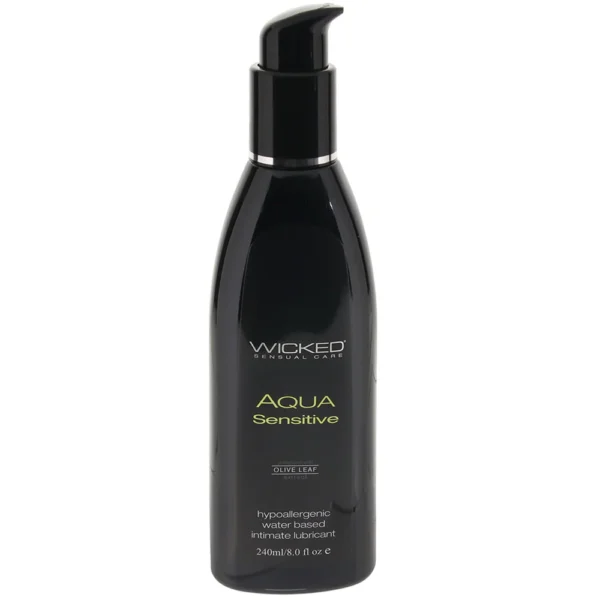 Wicked Aqua Sensitive Water-Based Lubricant for sensitive skin – buy sex toys in Portmore Jamaica at Aura Viibe