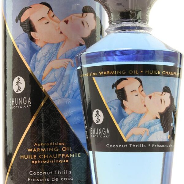 Aphrodisiac Warming Oil 3.5oz in Coconut Thrills