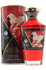 Aphrodisiac Warming Oil 3.5oz in Blazing Cherry